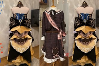 design and sew custom cosplay costumes with accurate fabric details