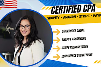 do ecommerce bookkeeping and accounting for shopify amazon stripe and paypal