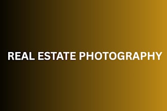 do real estate photography