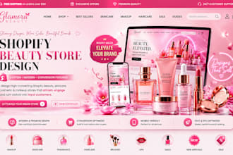 design highly converting beauty, skincare, cosmetic and makeup website