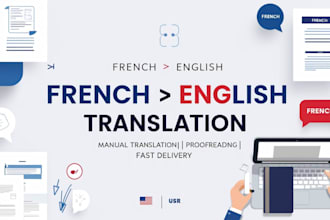 do french to english or english to french translation