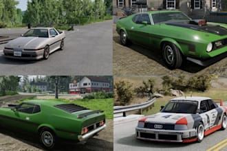 create cars and tracks mod, map for beamng