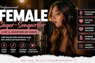 sing afro pop, afro house, pop , afrobeat, female rapper