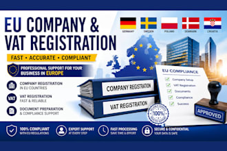 do eu company and vat registration germany sweden poland denmark
