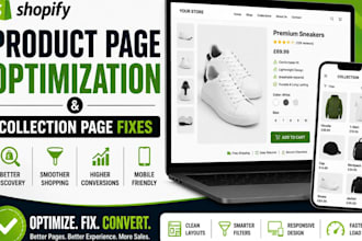optimize your shopify product pages and collection pages for SEO conversions