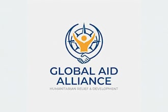 design a meaningful and professional humanitarian logo for your organization