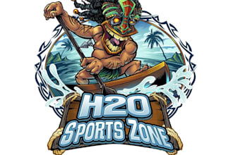 design high quality unique aloha tiki surfing logo for your brand