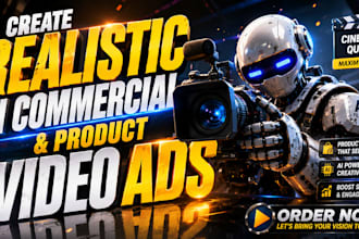 create realistic ai commercial video ai product video ads ai commercial