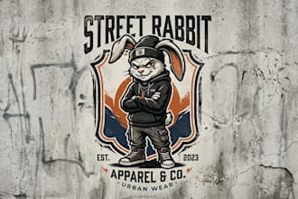 do streetwear rabbit logo for your brand