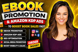 do ebooks promotion, amazon book promotion and  book marketing