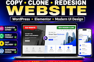 copy, clone website, duplicate website, transfer and revamp wordpress website