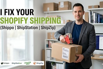 setup, fix your shopify shipping rate shippo shipstation shippingeasy shipzip
