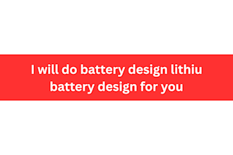 do battery design lithium battery design for you