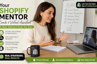 shopify mentor shopify coach shopify virtual assistant dropshipping coach mentor