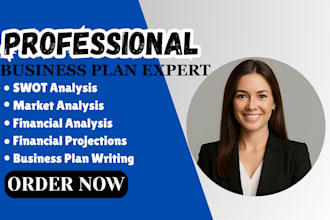 create a business plan with market analysis and financial analysis