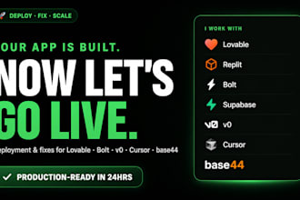 deploy fix lovable replit bolt lovable supabase rocket new v0 cursor ai base44