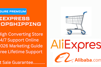 design a winning dropshipping store with aliexpress alibaba