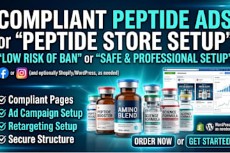 fix peptide ads issues run peptide ads peptide ig social media ads campaign
