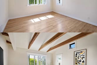 do virtual staging for homes, real estate virtual renovation, renovation listing