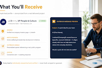 send outreach messages and book appointments