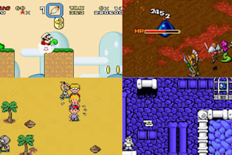 import edit or replace sprites, tilesets, characters and maps in retro rom hacks