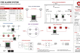 design compliant fire alarm zones and smoke detector layouts nfpa 72 bs 5837