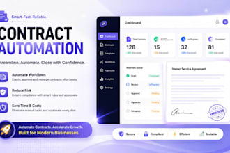 build a contract automation website no code contract generator onboarding system