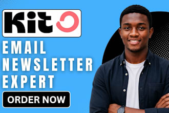 setup convertkit newsletter kit email sequence convertkit landing page