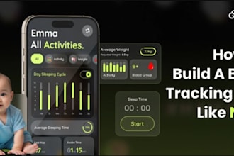 create ai baby health tracker app, vaccination scheduler app, pediatric care ap