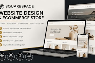 do squarespace website web development ecommerce store square design expert