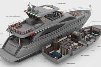 create 3d spaceship models hard surface model in blender for printing and games