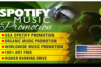 do USA spotify music promotion for viral spotify promotion