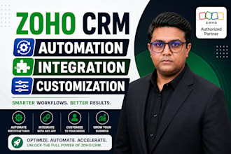 do zoho CRM automation, integration and customization