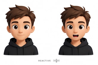 create a reactive pngtuber avatar for twitch, kick, youtube streaming