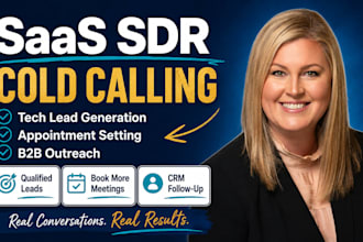 be your saas sdr cold caller for tech lead generation