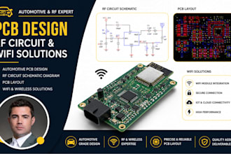 do automotive pcb design rf circuit schematic diagram design pcb layout for wifi