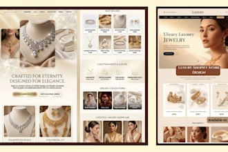 build jewelry website necklace store jewelry earring jewelry dropshipping store