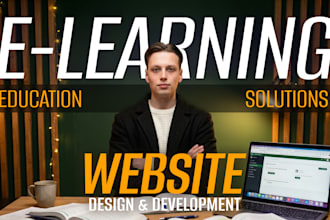custom lms development, online school landing page, kids learning portal program