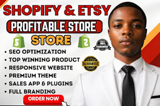 setup etsy shopify print on demand store printful printify pod store