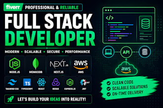do full stack web development