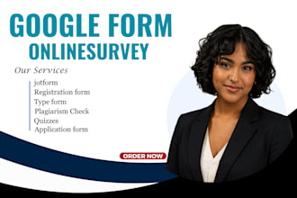 create online forms and survey, jotform, google form, formstack docusign