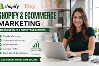 setup shopify store marketing,  shopify store promotion expert