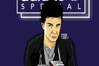 do a vector portrait for you