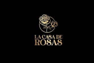 design splendid logo for a rose bouquets small business
