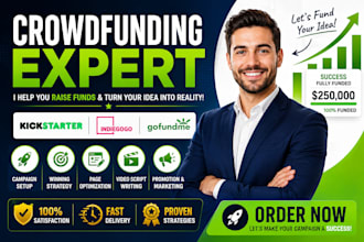 be your crowdfunding expert