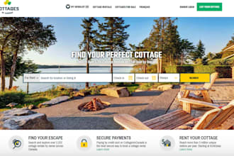 design vacation rental website vacation, airbnb website, lodgify, direct booking