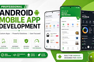 build android app, mobile app development, UI UX design