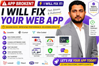 fix bugs in your cursor, lovable or ai coded web app