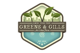 design pictorial new logo for a cutting edge urban farm