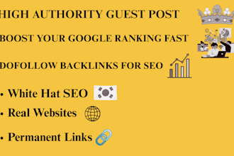 publish high authority guest posts for SEO backlinks